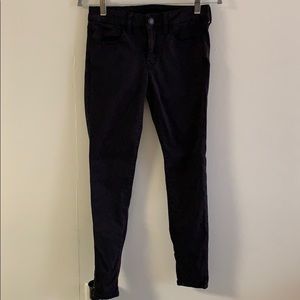 American Eagle Velvet Black Super Stretch Jeans